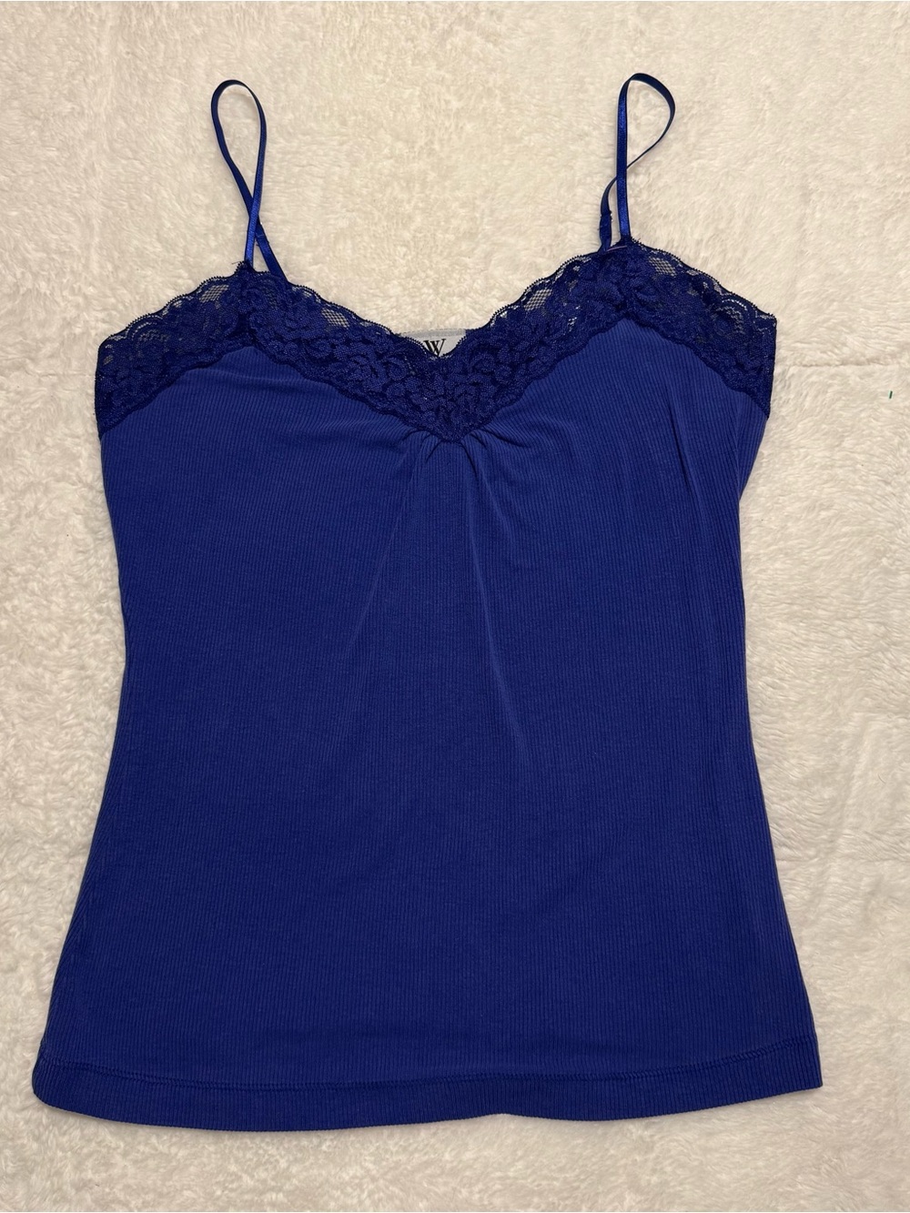 Worthington Royal Purple Lace-Trim Cami